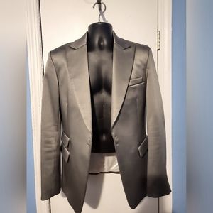 Metallic Gray Dsquared Men's Jacket